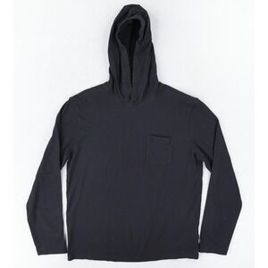 BOSS Hugo Boss Hoodie Mens Medium Black Regular Fit Cotton Lightweight